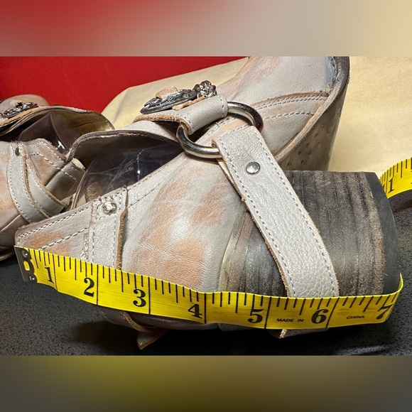 Freebird by Steven Mystic Leather Ankle Western Boots Smoke Gray Women’s Sz 11 - Picture 11 of 16